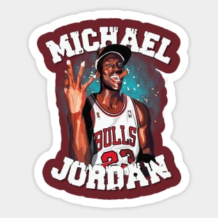 Michael Jordan Aesthetic Tribute 〶 Sticker